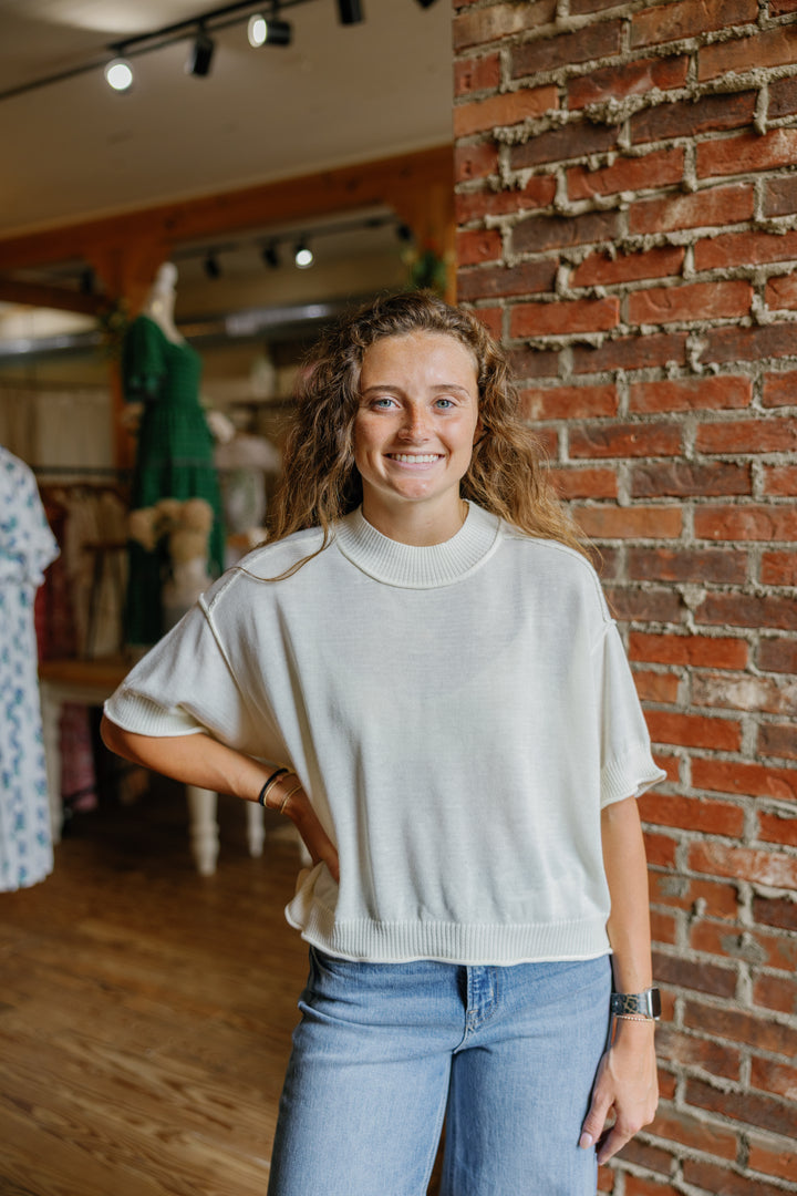 Amber Top - Cream