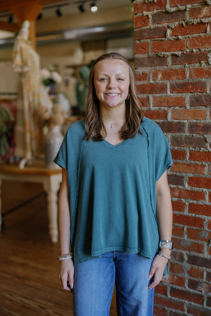 Melanie Top - Dark Teal