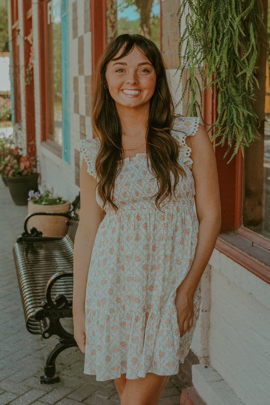 Ashley Dress - Coral
