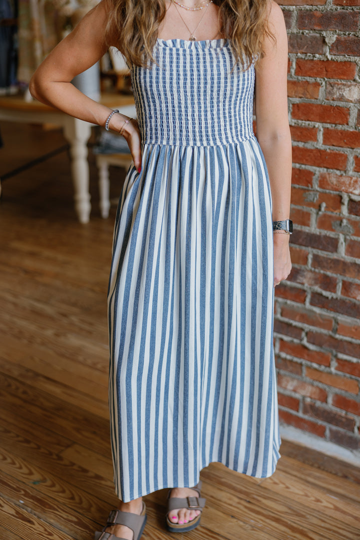Jaylyn Midi Dress - Navy