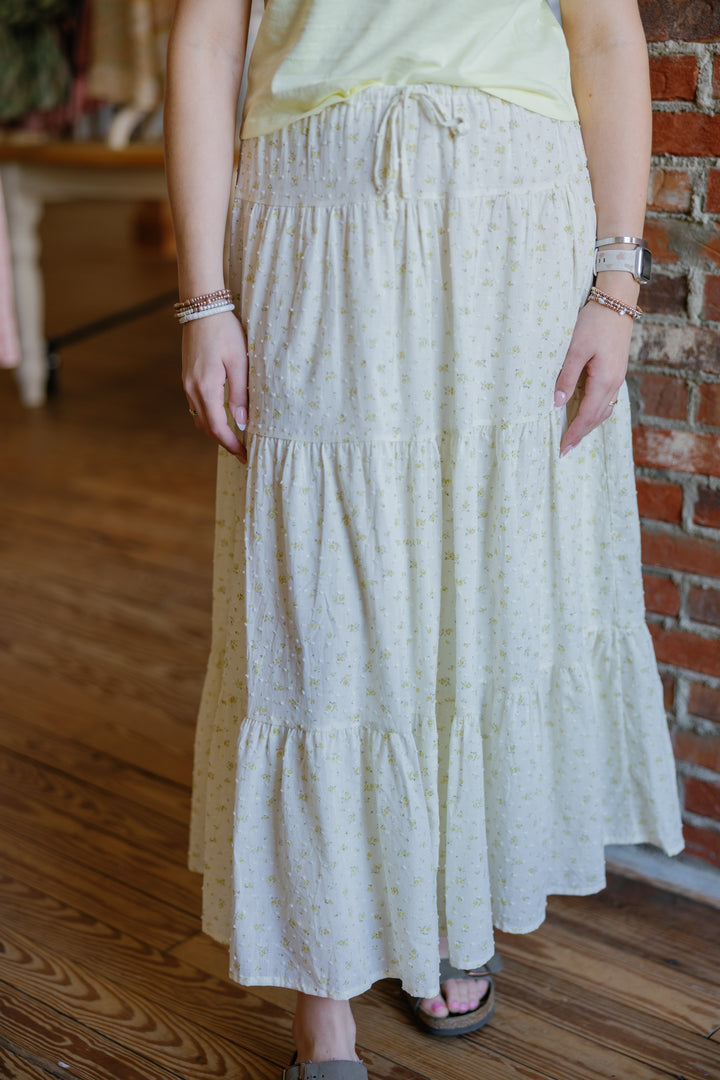 Izzy Midi Skirt - Mustard