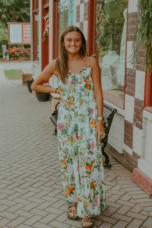 Maggie Midi Dress - Off White
