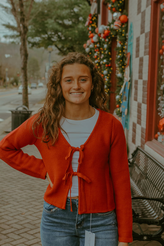 Lauren Cardigan - Red