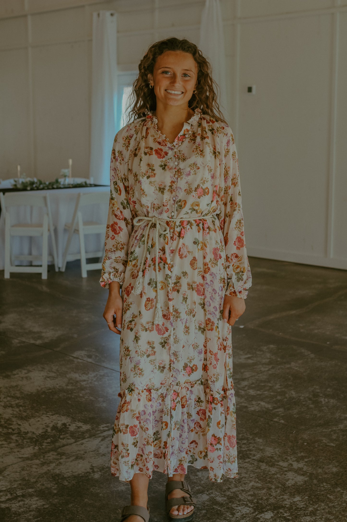 Antique Garden Midi Dress