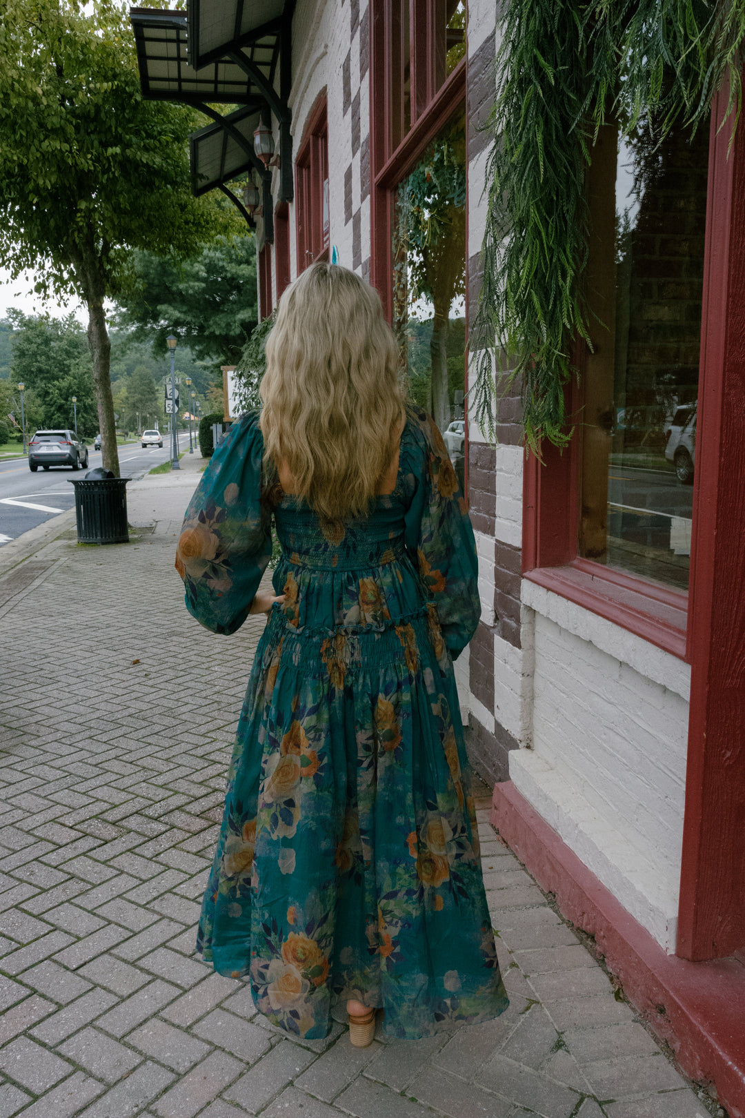Kelsie Midi Dress - Pine Green