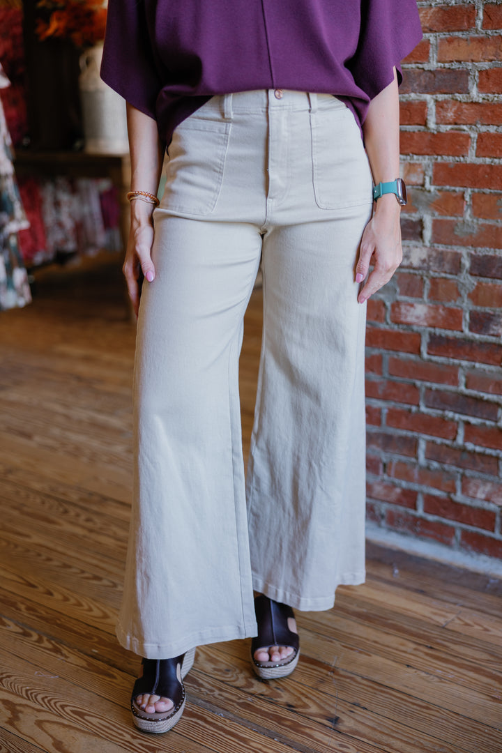Emma Pants - Ecru