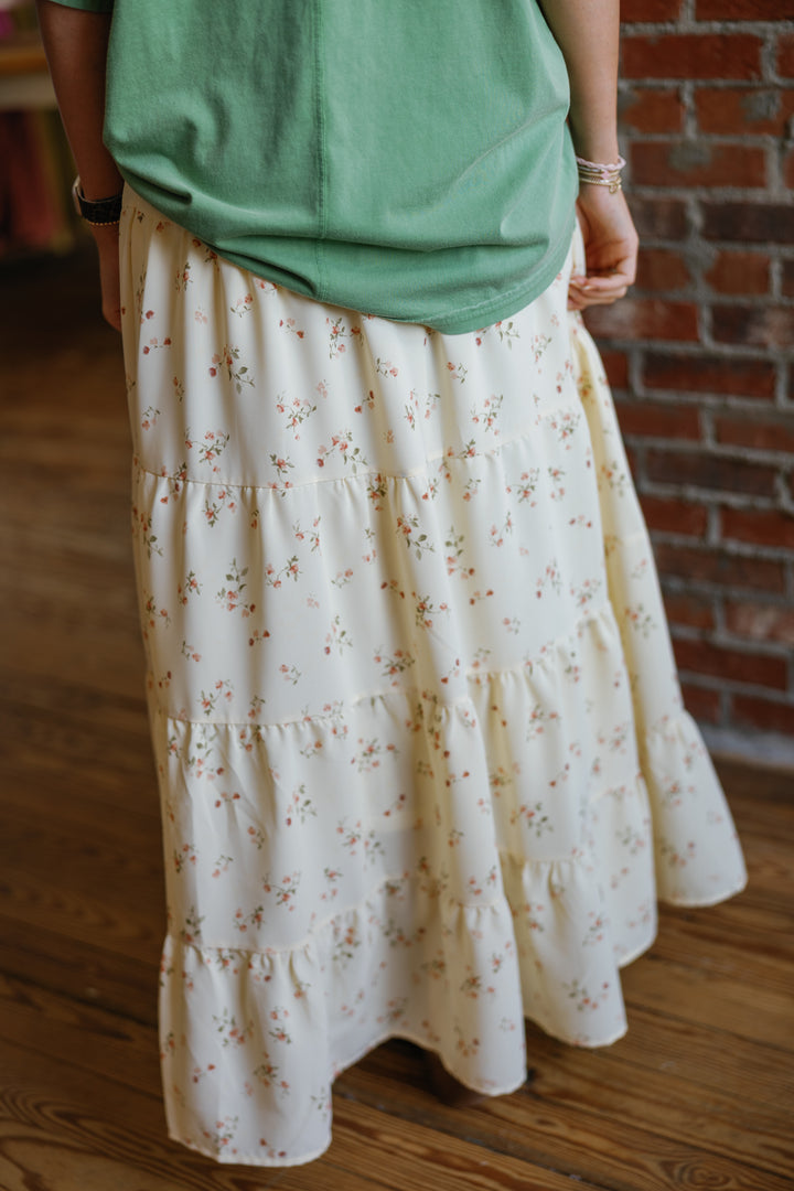 Jasmine Maxi Skirt - Yellow