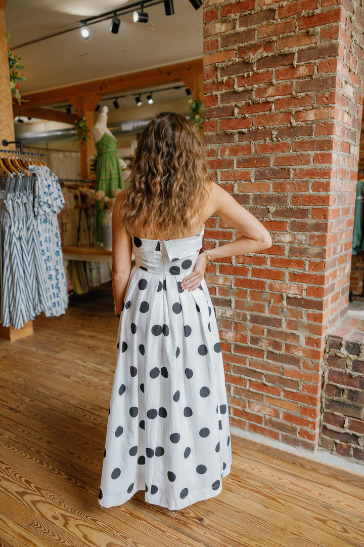 Leah Midi Dress - White