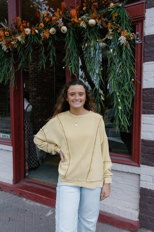 Abby Top - Yellow