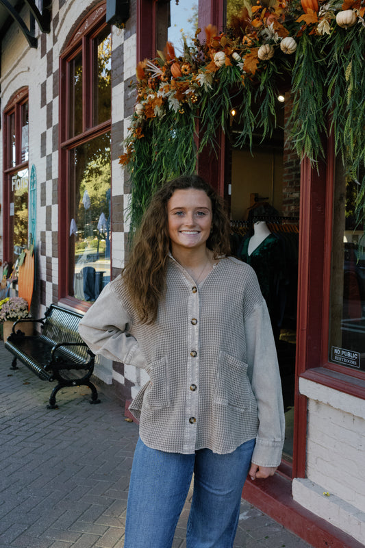 Harper Top - Khaki