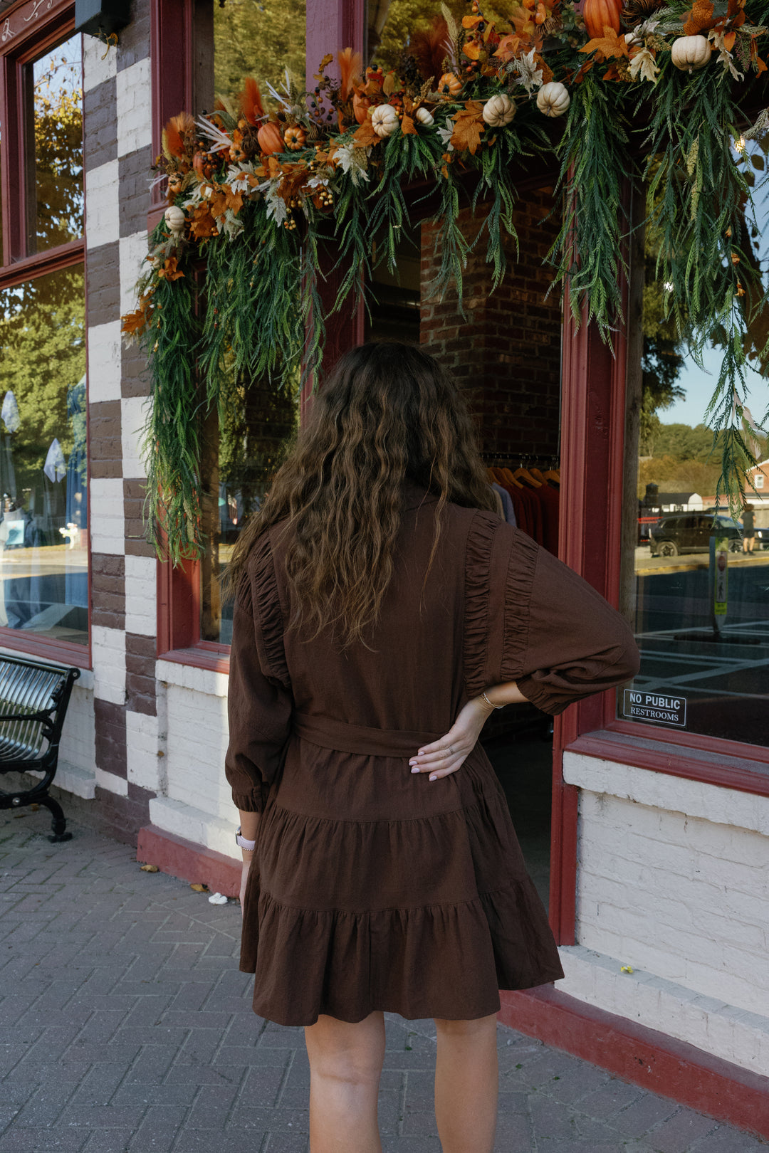 Ella Espresso Mini Dress