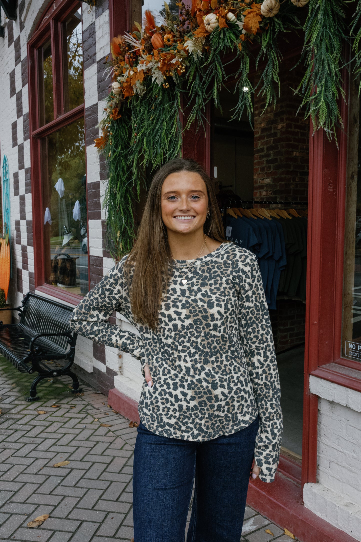 Leopard Long Sleeve Top