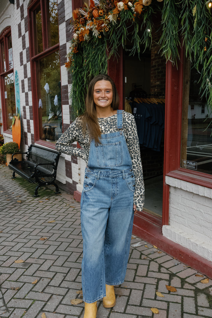 Jacie Overalls - Medium Wash