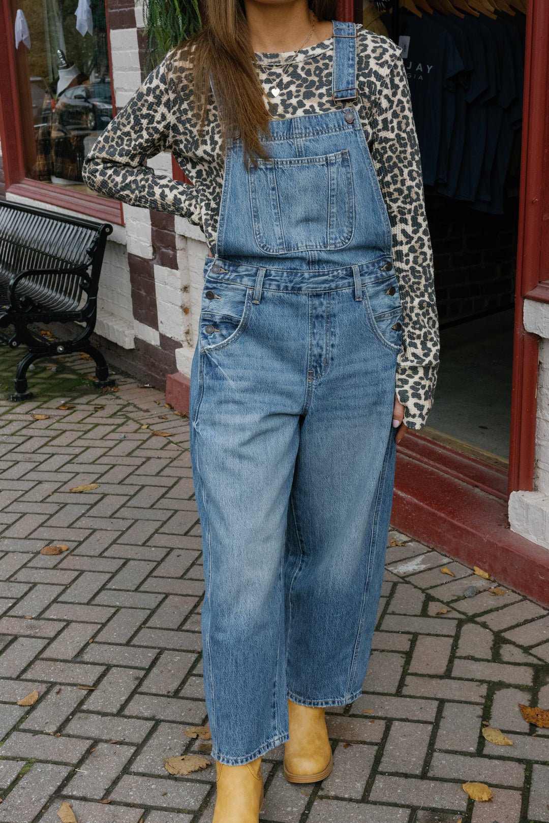 Jacie Overalls - Medium Wash