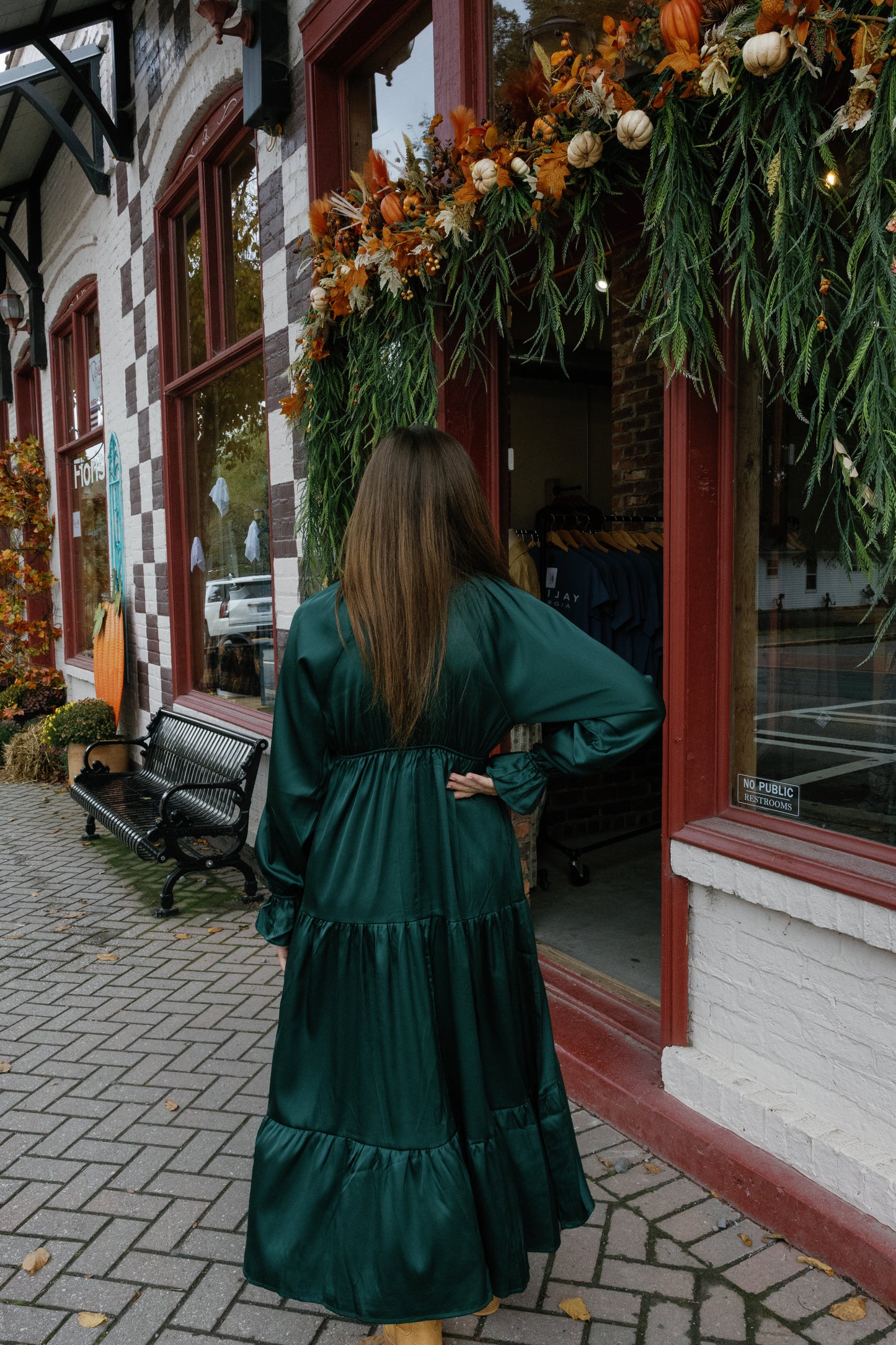 Scarlet Midi Dress - Green