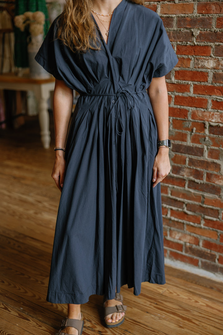 Carly Midi Dress - Midnight