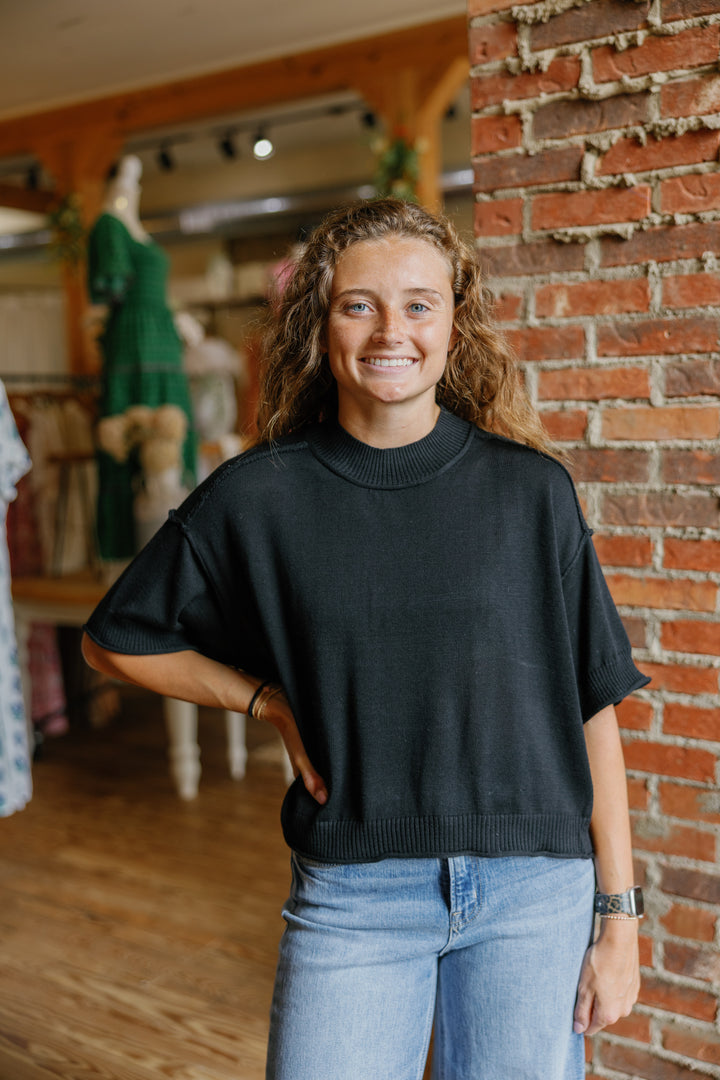 Amber Top - Black