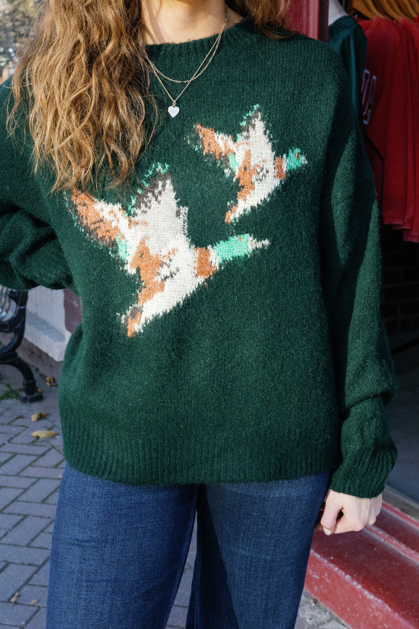 Duck Sweater - Hunter Green