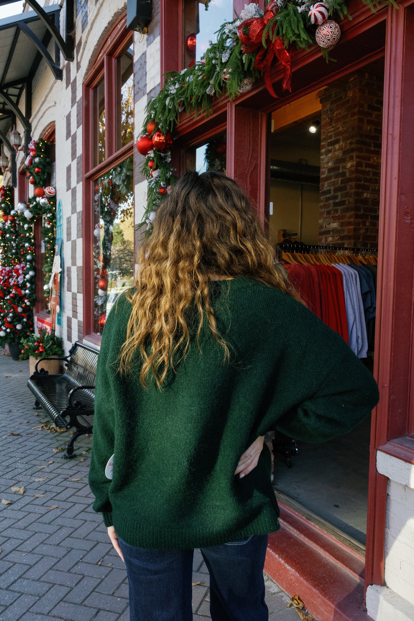 Duck Sweater - Hunter Green