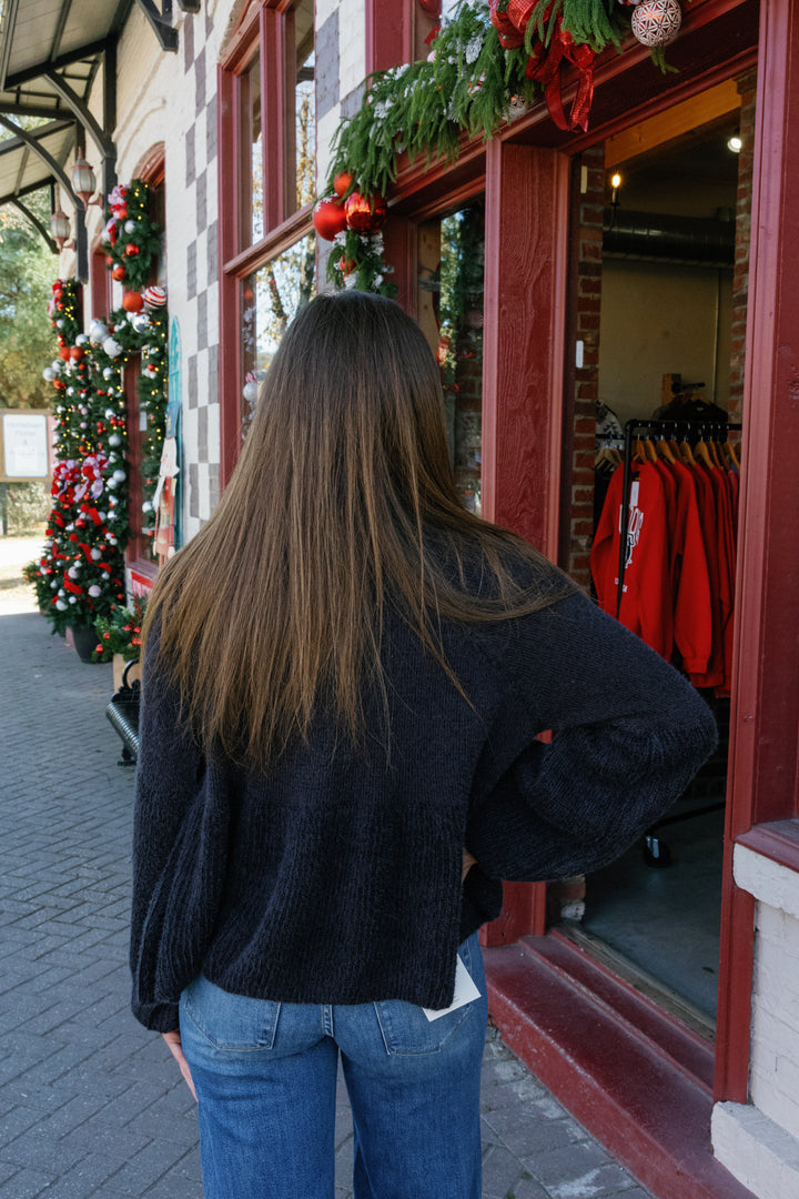 Sarah Top - Charcoal