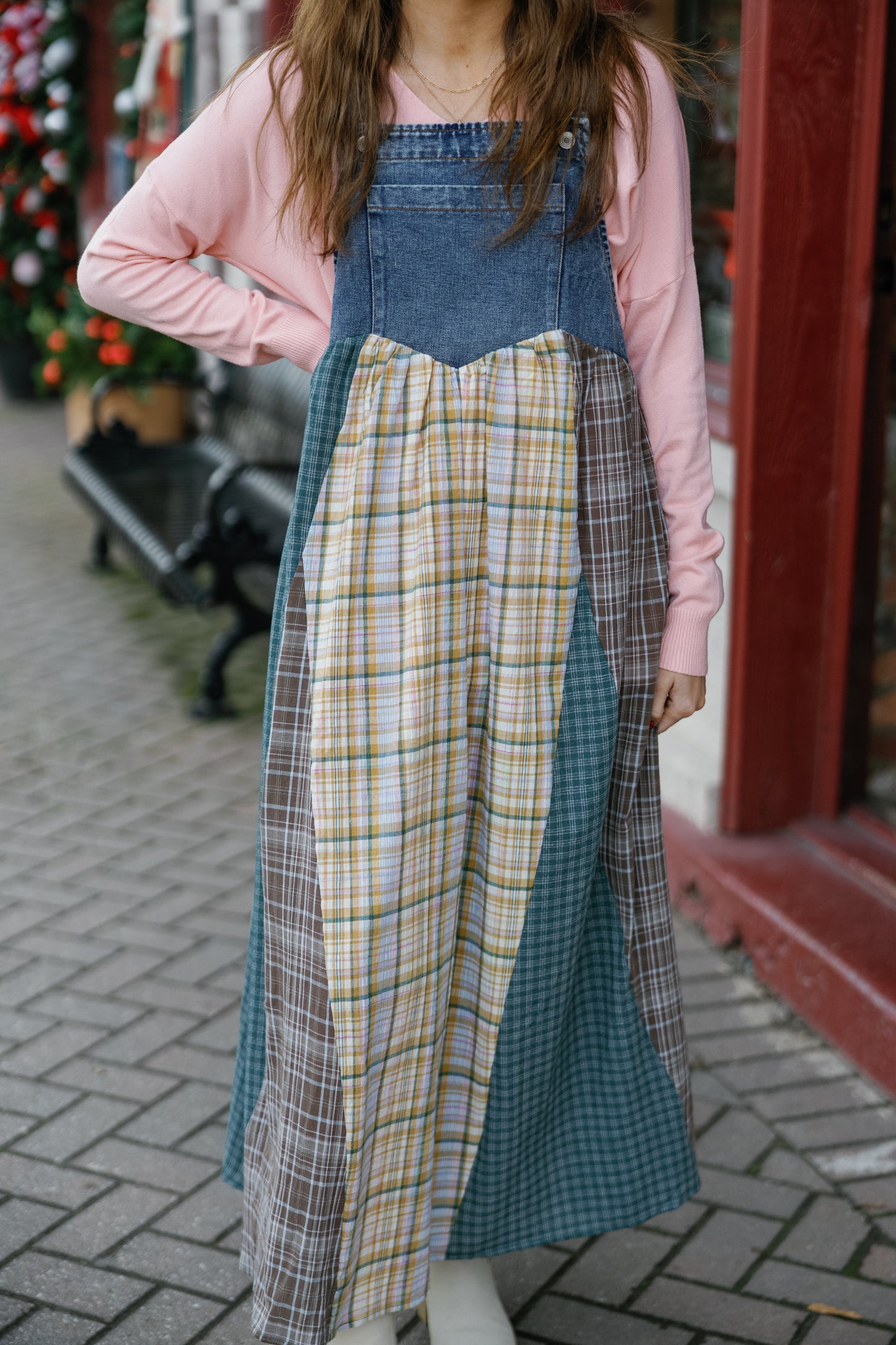 Mallory Midi Dress - Denim