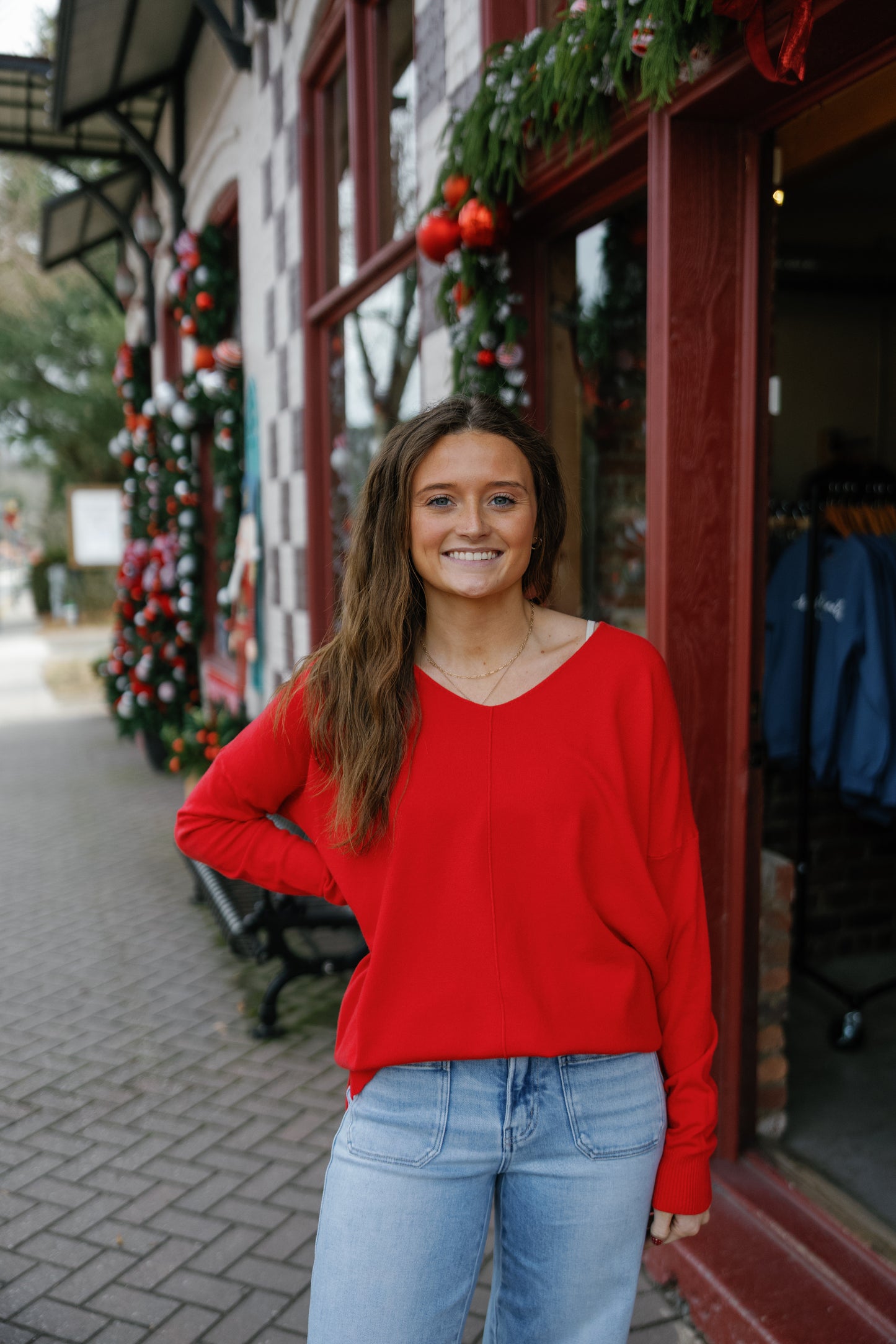 Lana Top - Bright Red