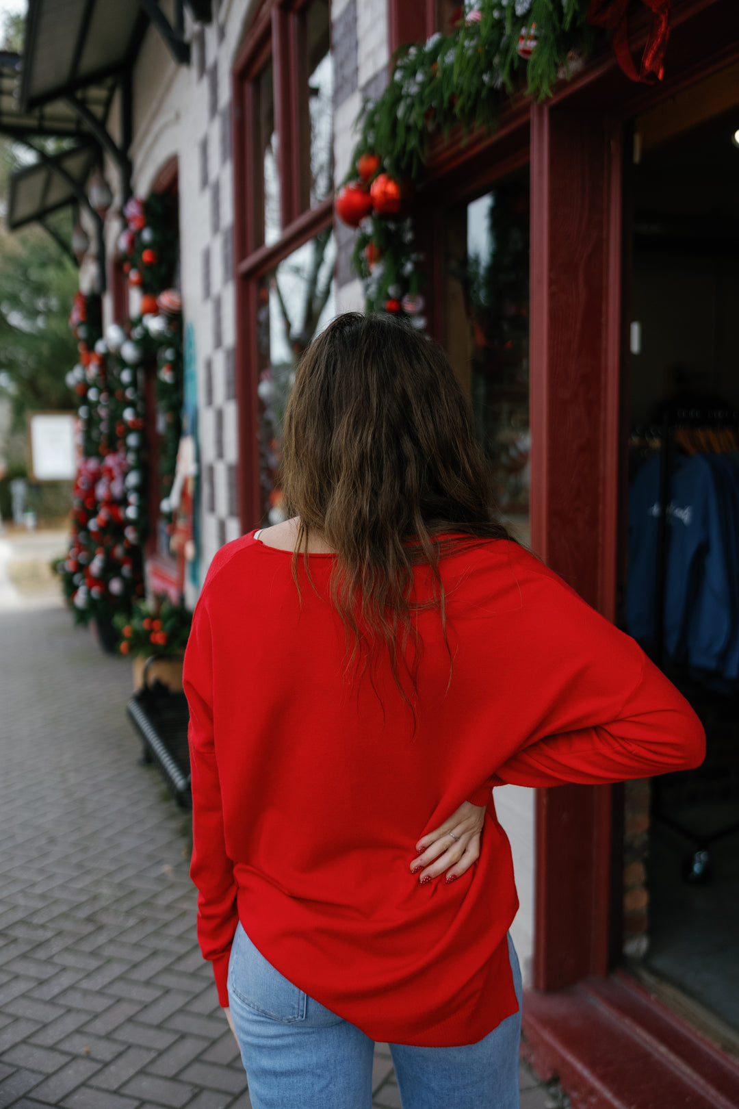 Lana Top - Bright Red