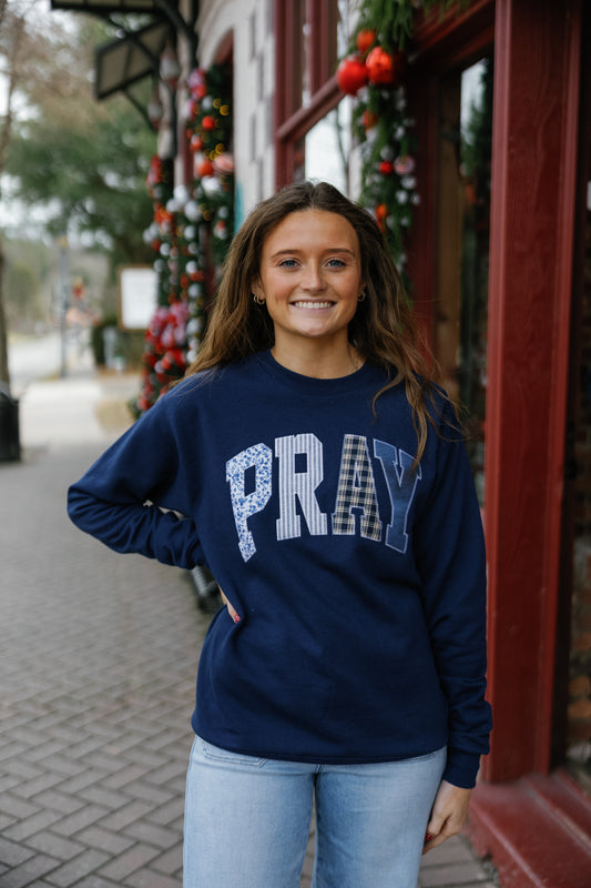 Pray Pullover - Navy