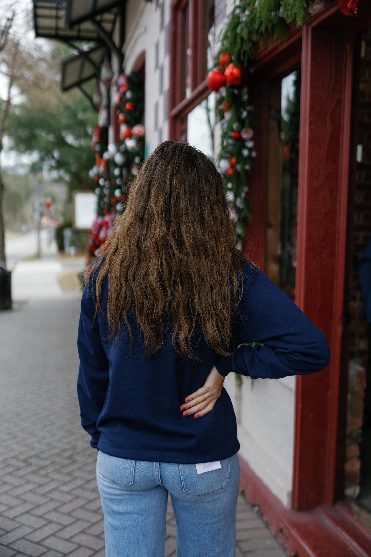 Pray Pullover - Navy