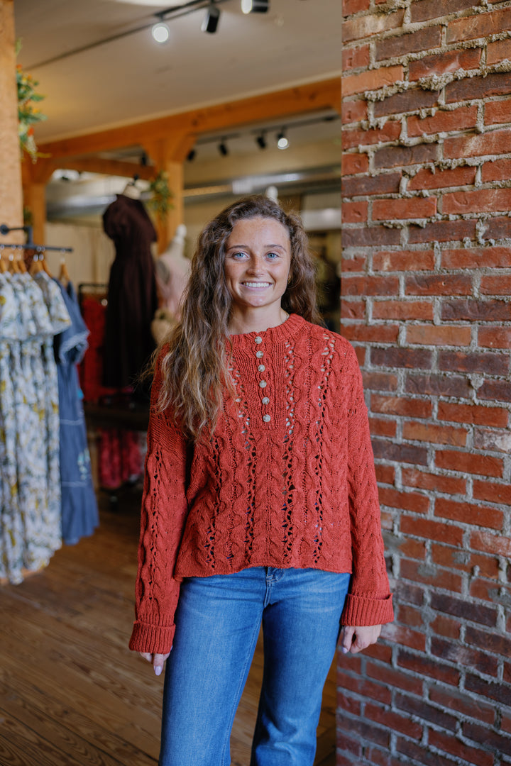 Baylee Top - Rust