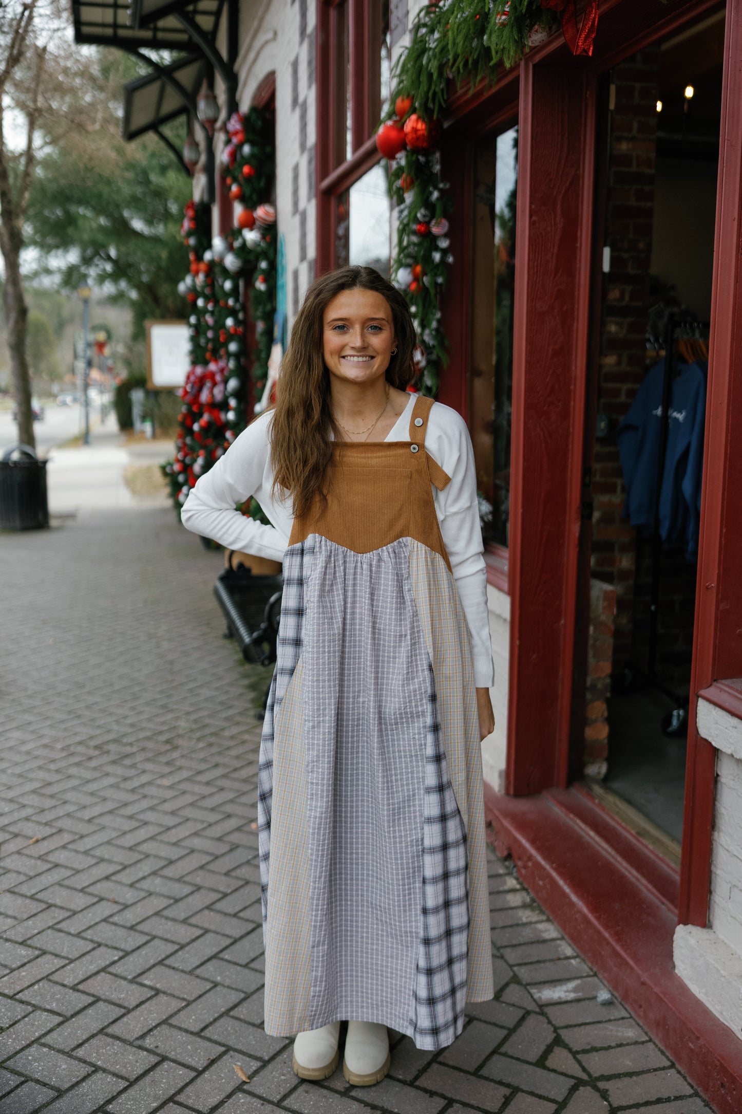 Mallory Midi Dress - Taupe
