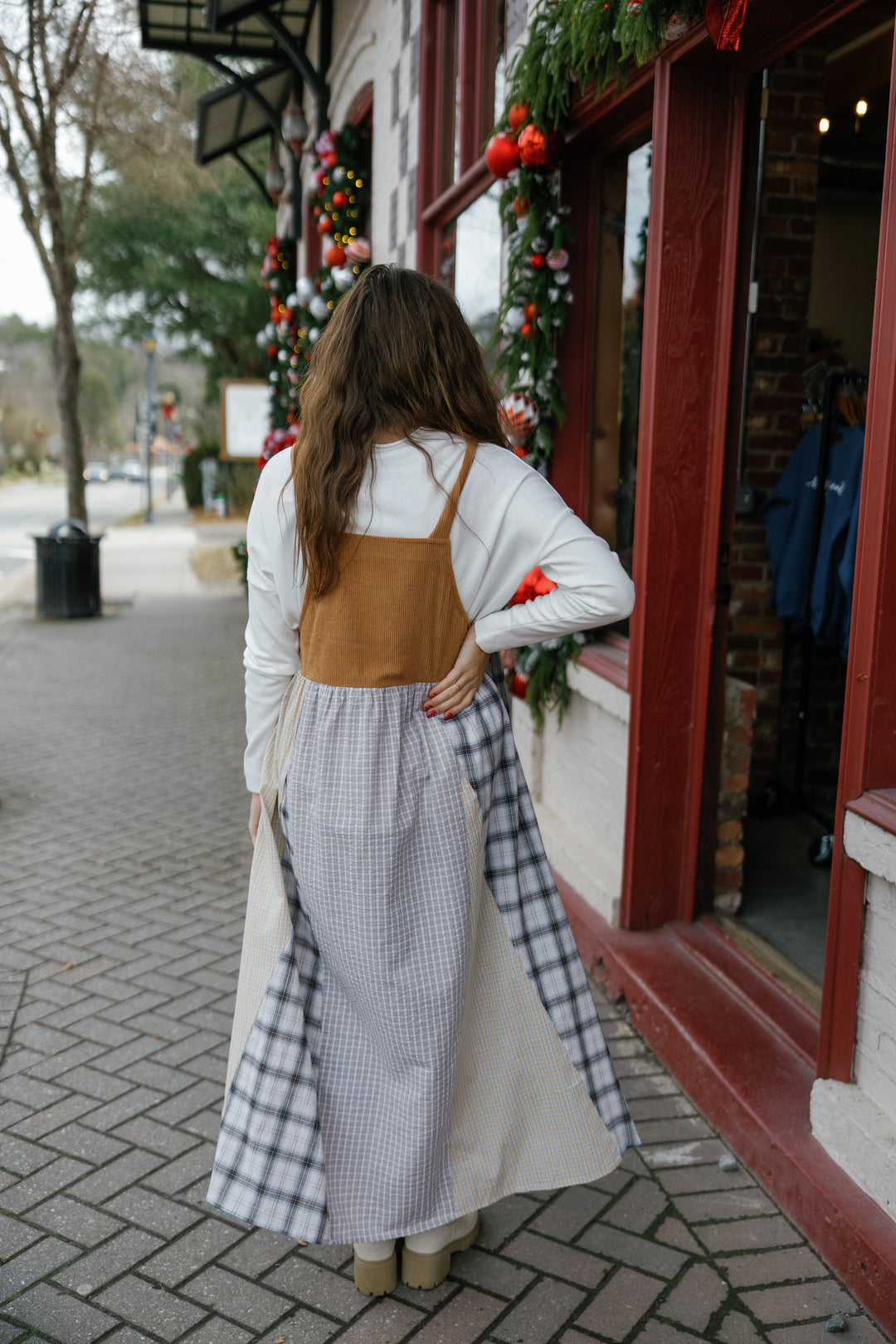Mallory Midi Dress - Taupe