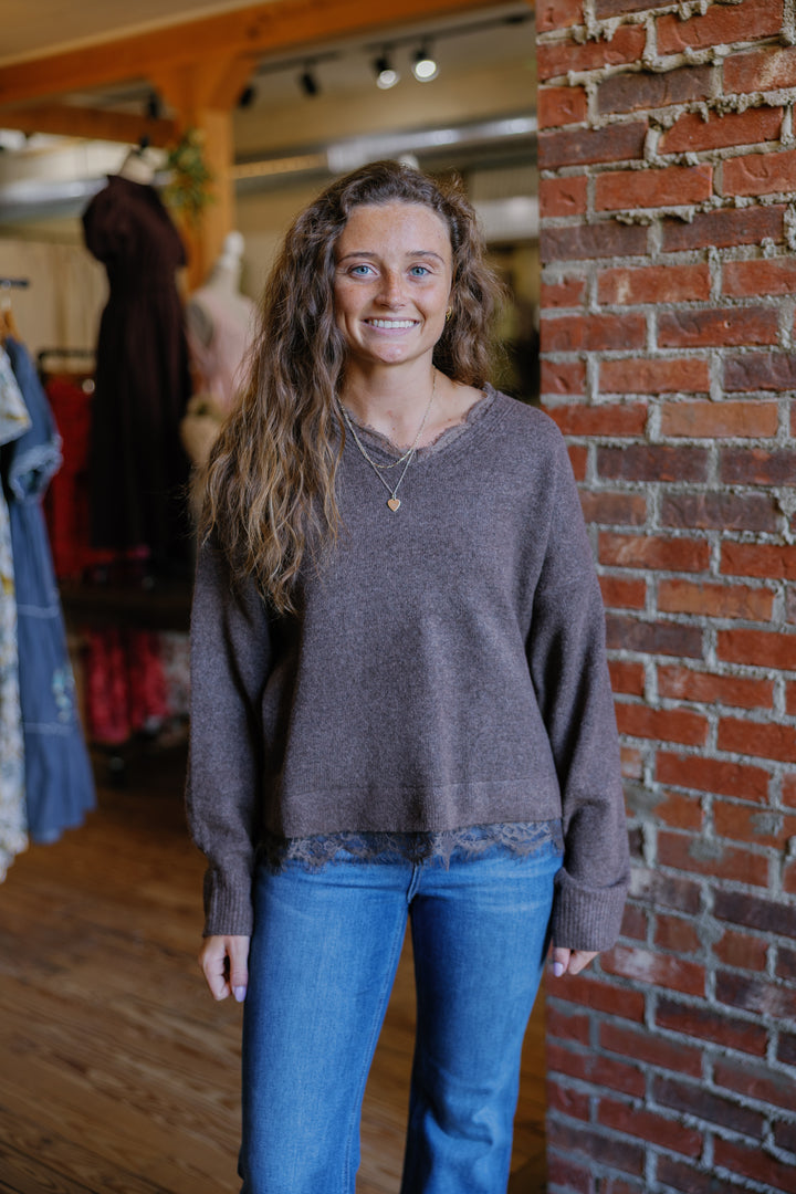 Mary Top - Brown