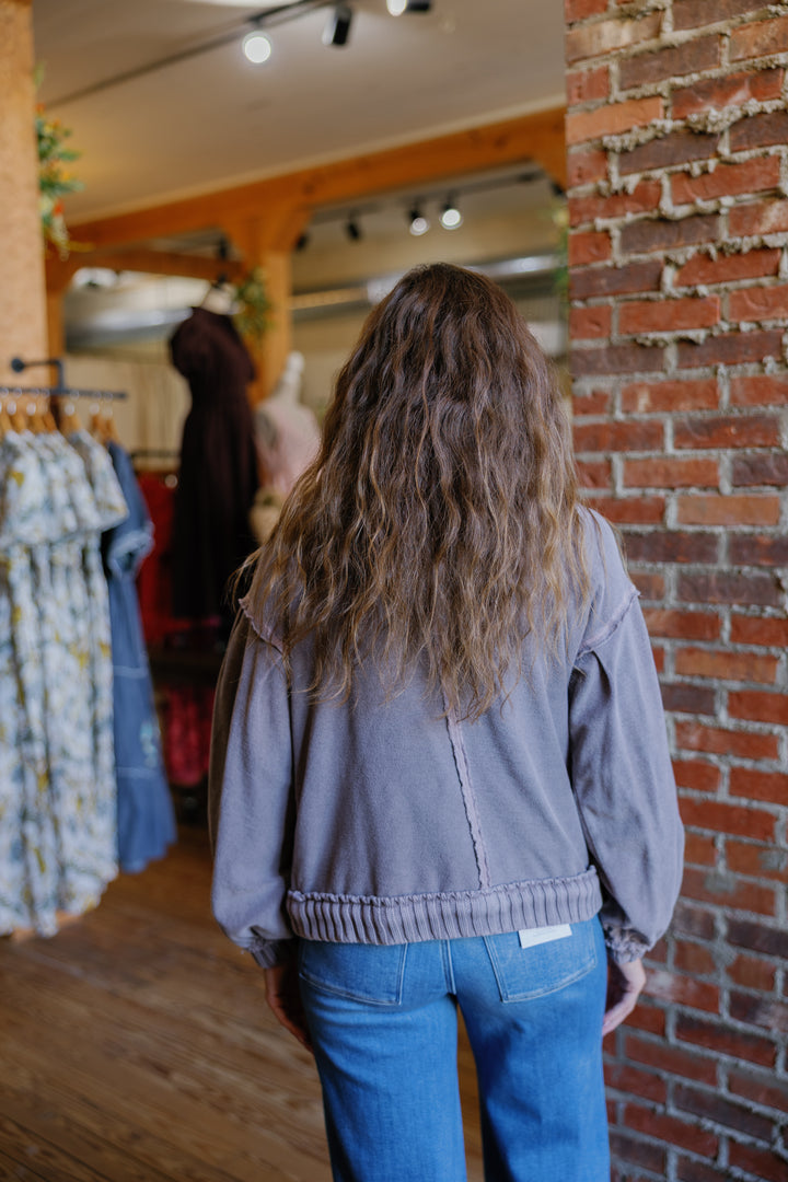 Ribbed Knit Jacket