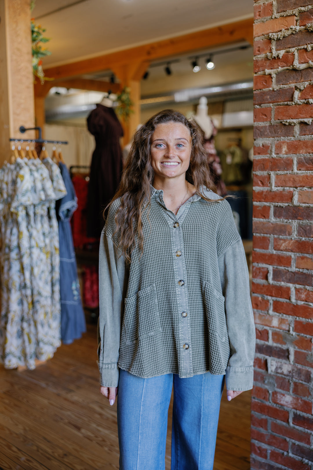 Harper Top - Olive
