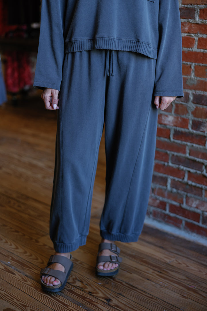 Lizzie Jogger Pants - Charcoal