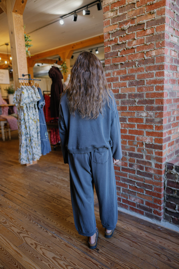 Lizzie Jogger Pants - Charcoal