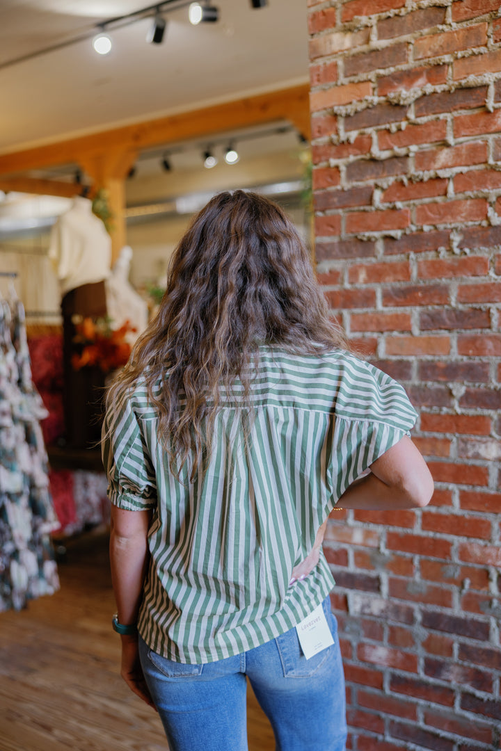 Evelyn Top - Olive