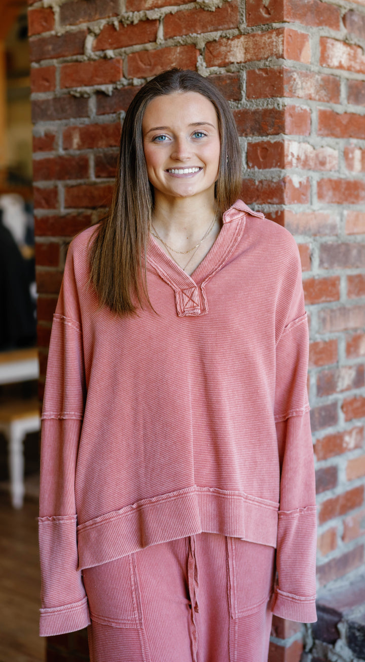 Tiffany Top - Boho Red