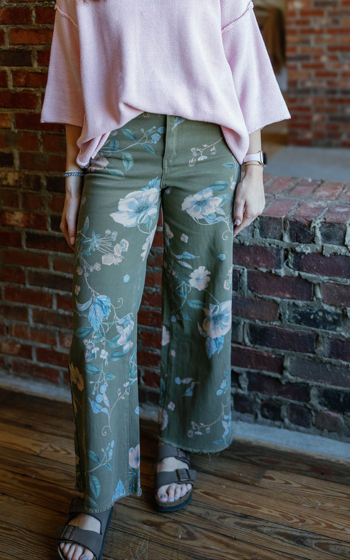 Ruth Pants - Faded Olive