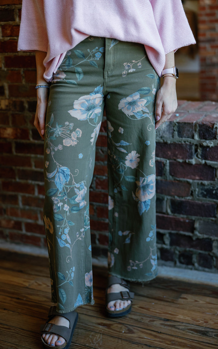 Ruth Pants - Faded Olive