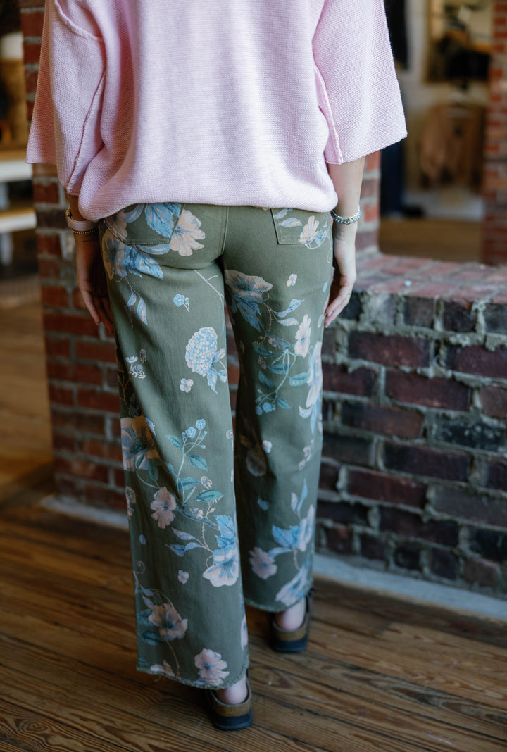 Ruth Pants - Faded Olive