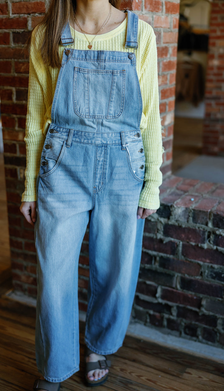 Jacie Overalls - Light Wash