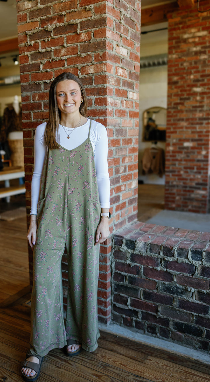 Grace Jumpsuit - Olive