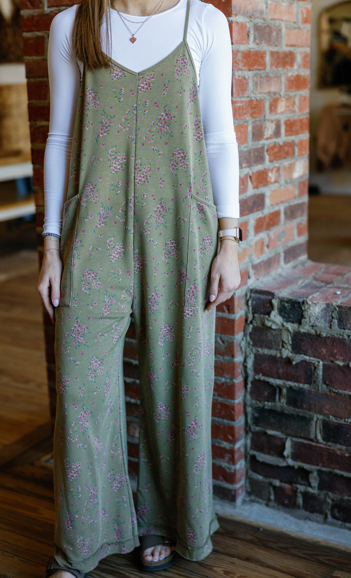 Grace Jumpsuit - Olive