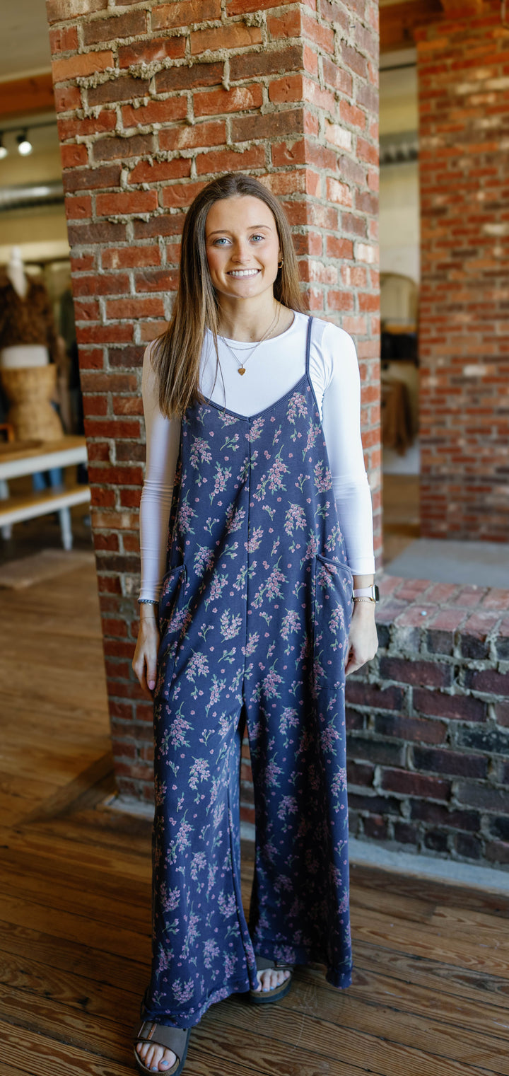 Grace Jumpsuit - Blueberry