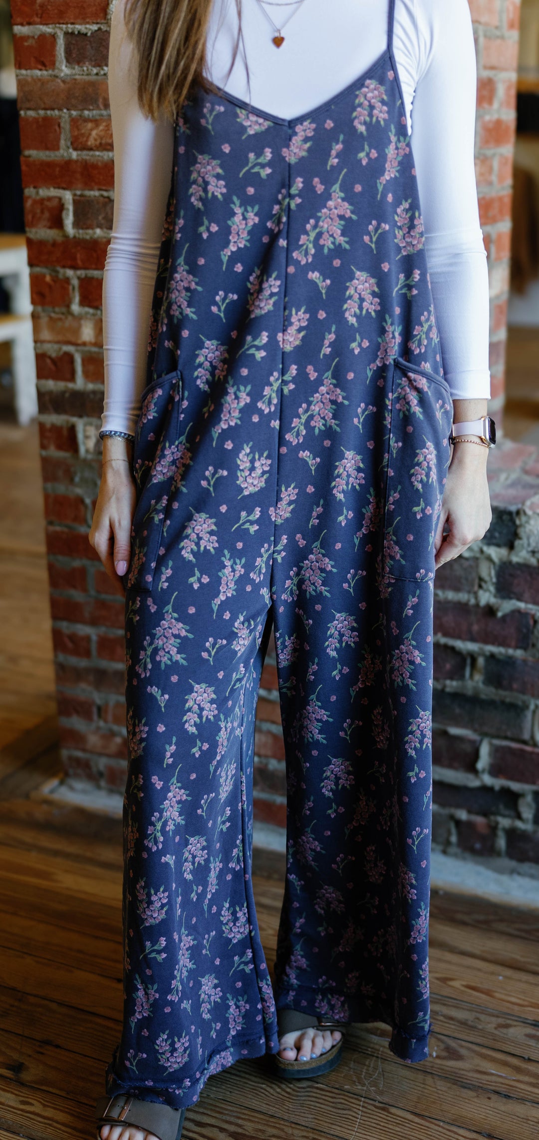 Grace Jumpsuit - Blueberry
