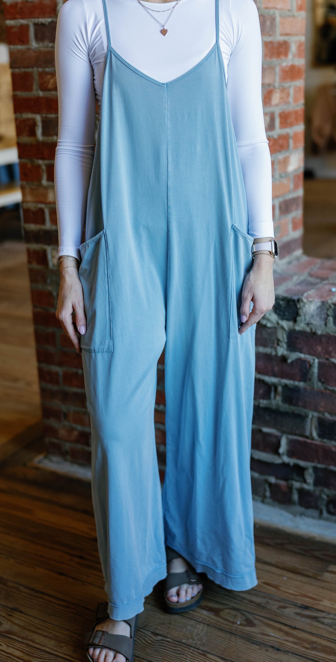 Ava Jumpsuit - Blue Jay