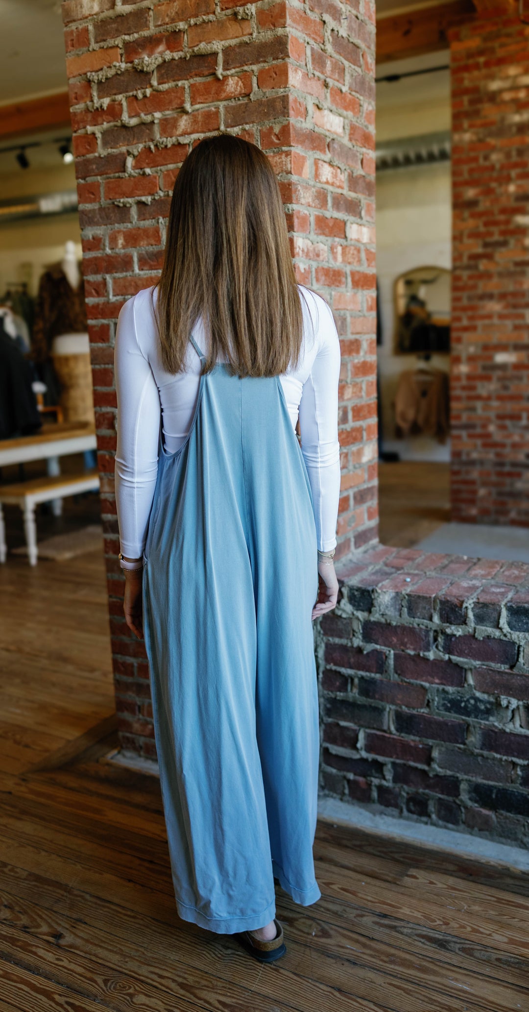Ava Jumpsuit - Blue Jay