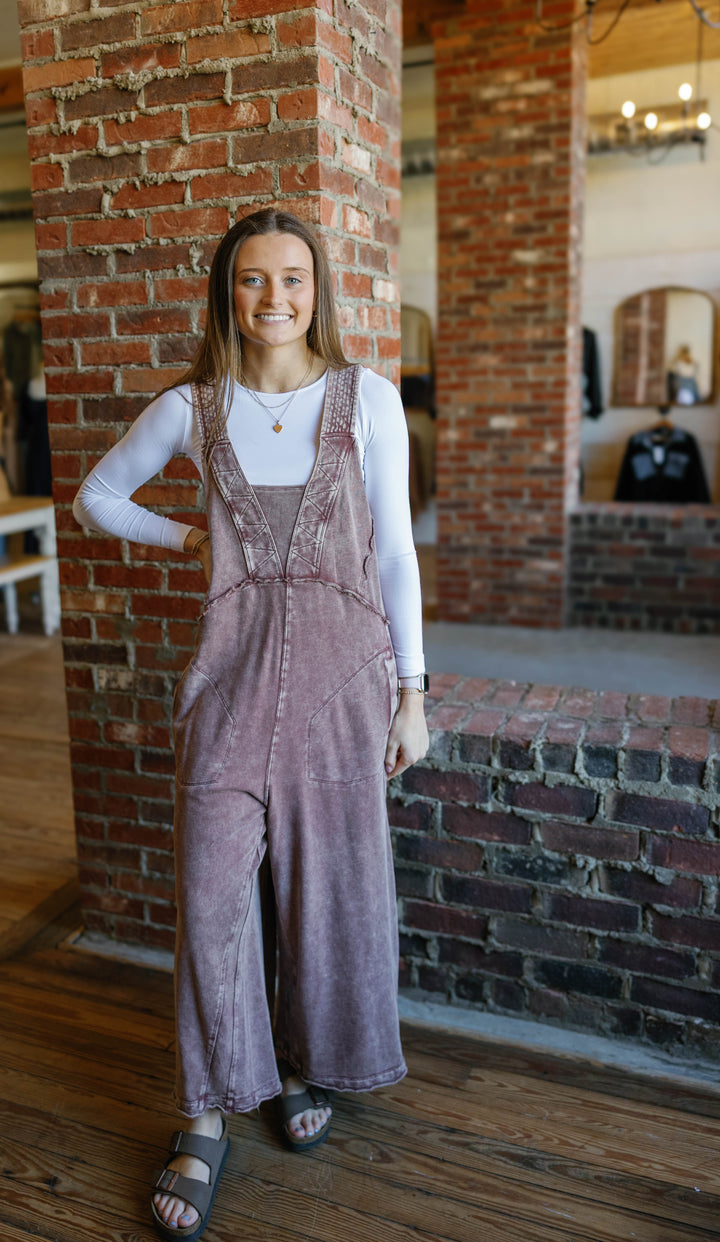 Sydney Jumpsuit - Chocolate